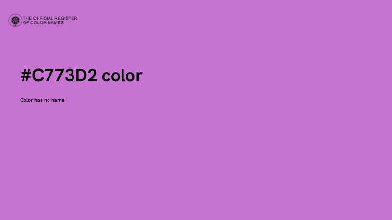 #C773D2 color image