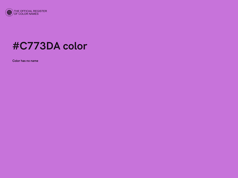 #C773DA color image