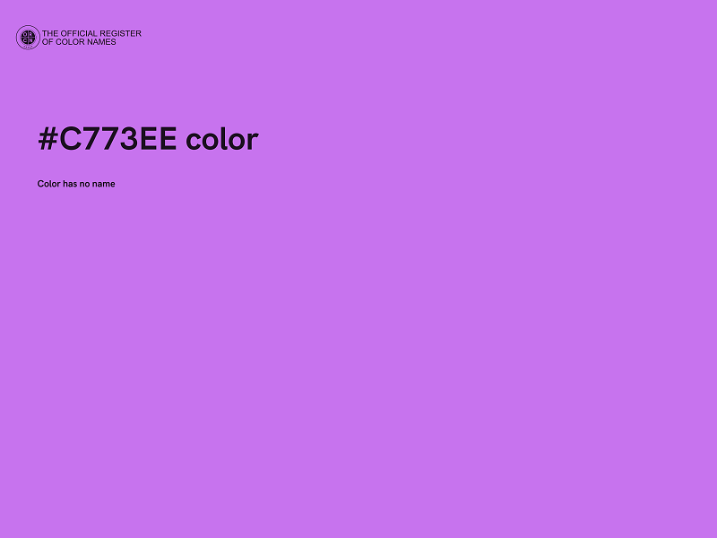 #C773EE color image