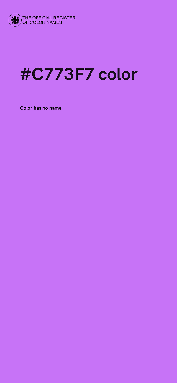 #C773F7 color image