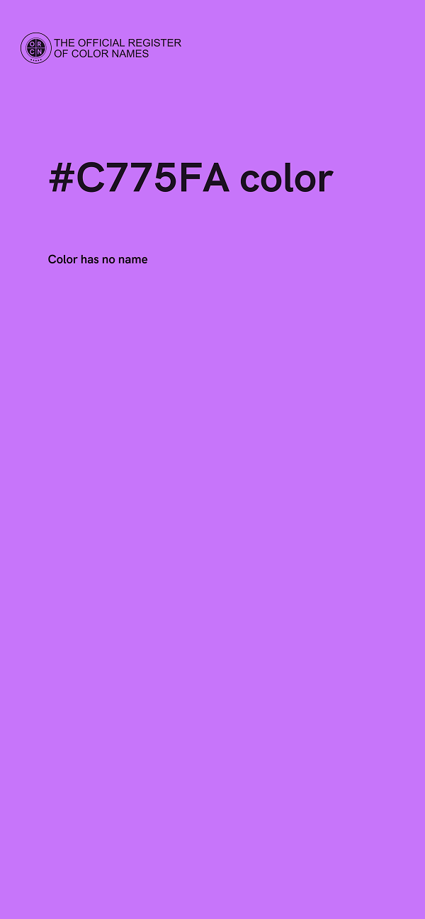 #C775FA color image