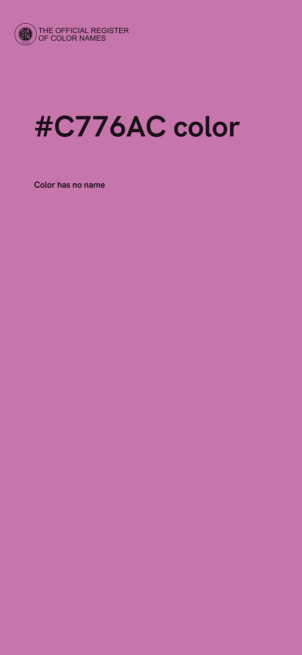 #C776AC color image