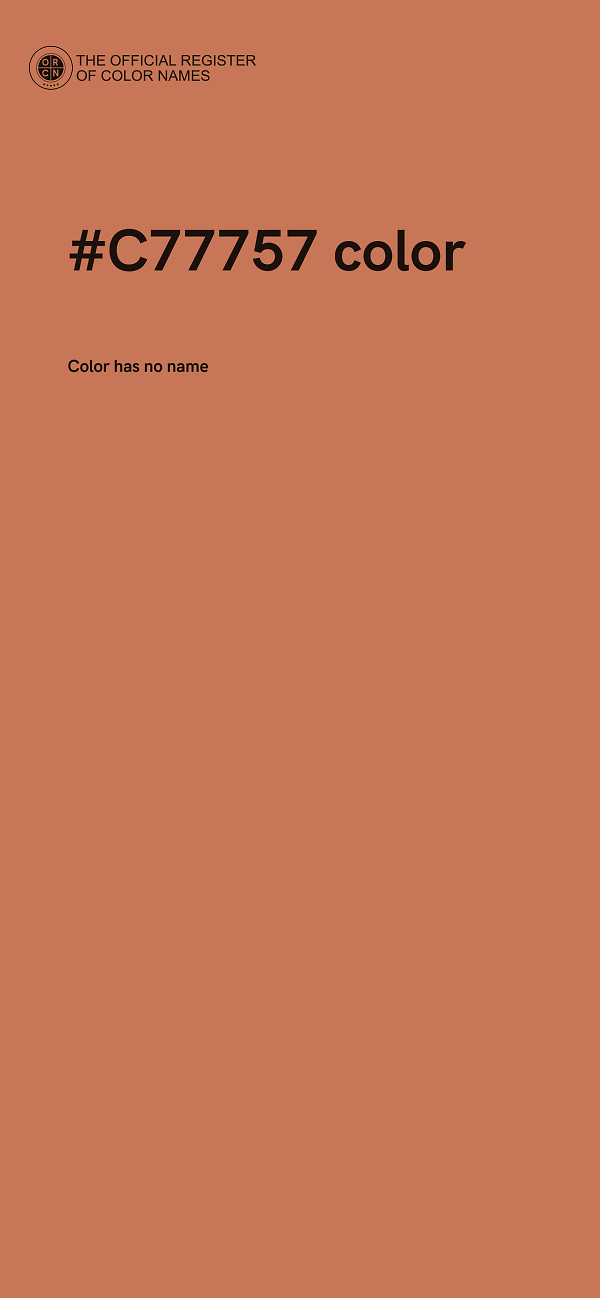 #C77757 color image