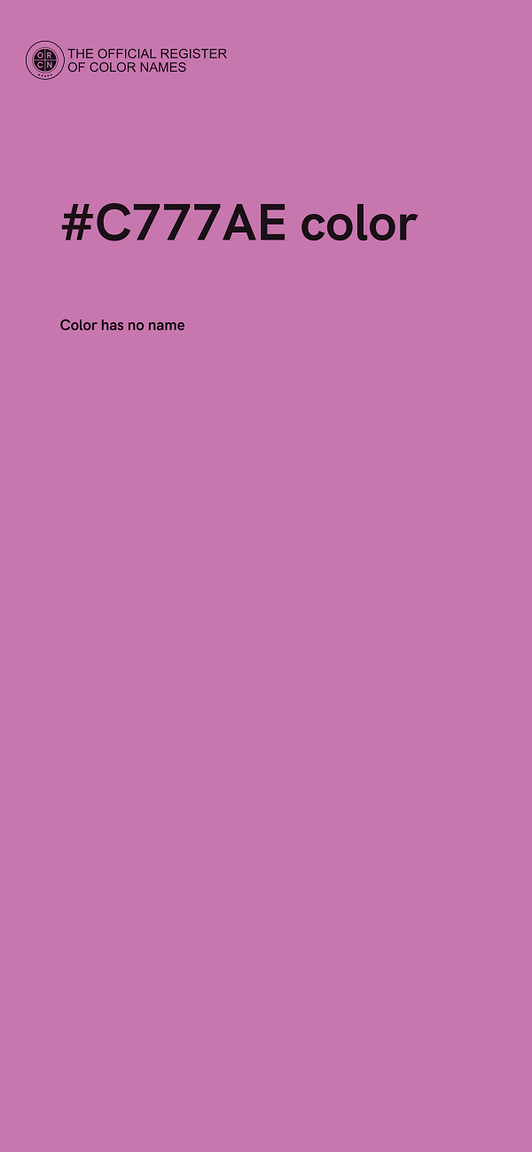 #C777AE color image