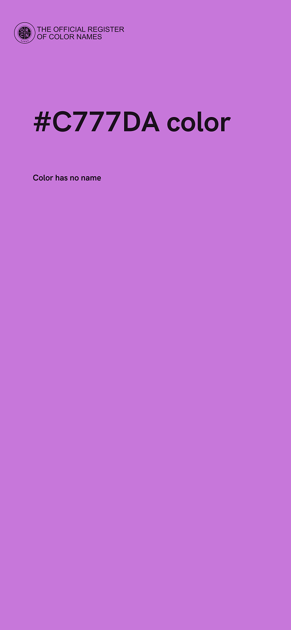 #C777DA color image