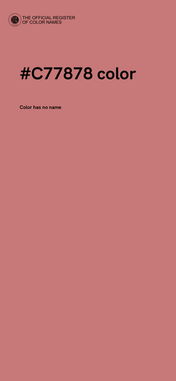 #C77878 color image
