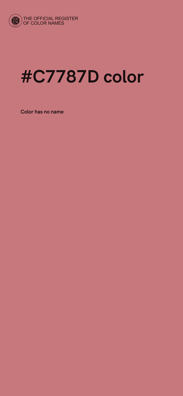 #C7787D color image
