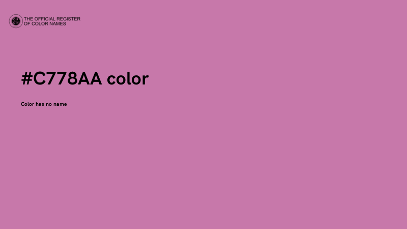 #C778AA color image