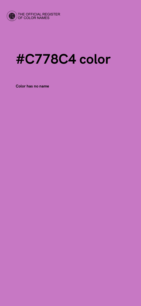 #C778C4 color image
