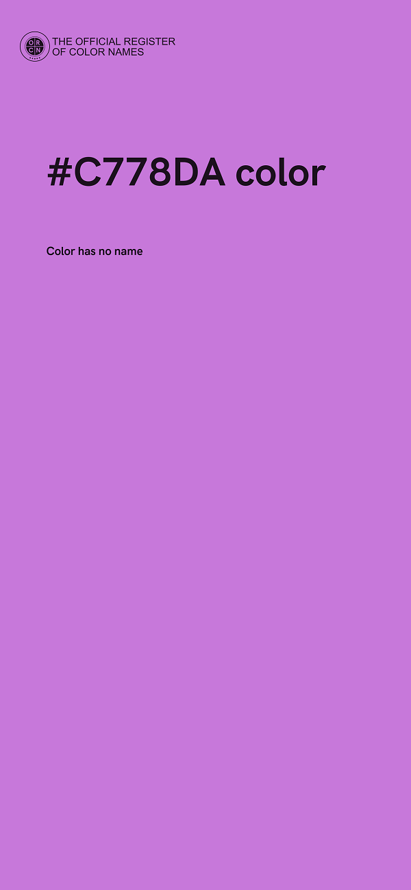 #C778DA color image