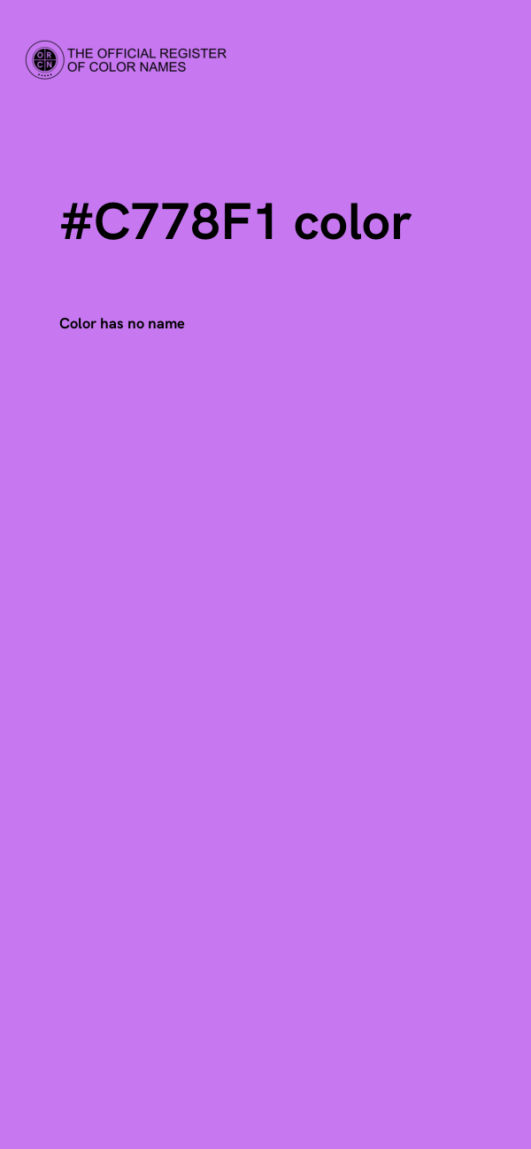 #C778F1 color image