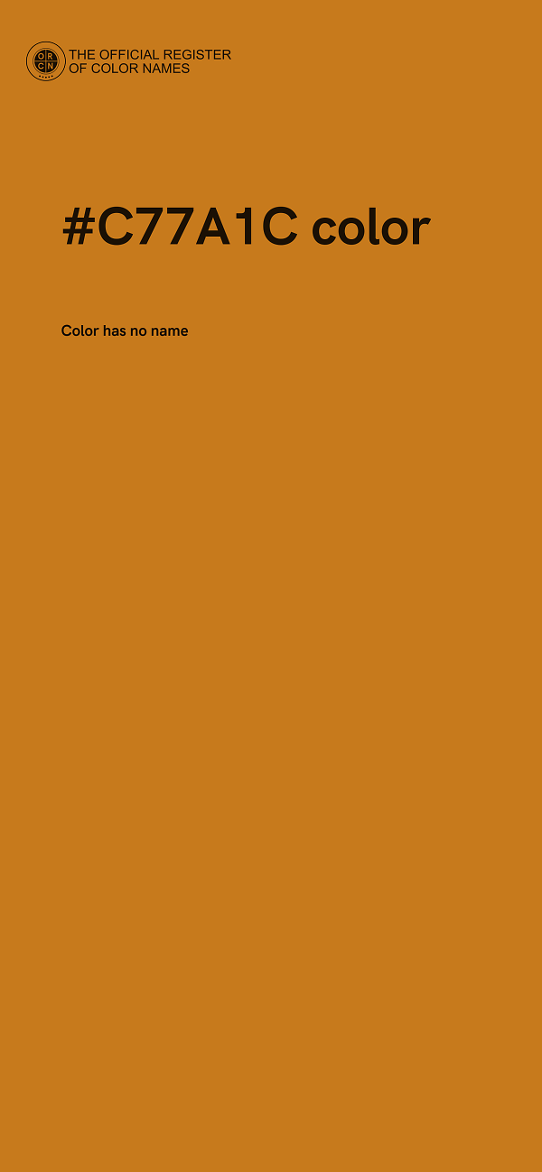 #C77A1C color image