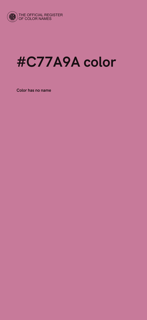 #C77A9A color image