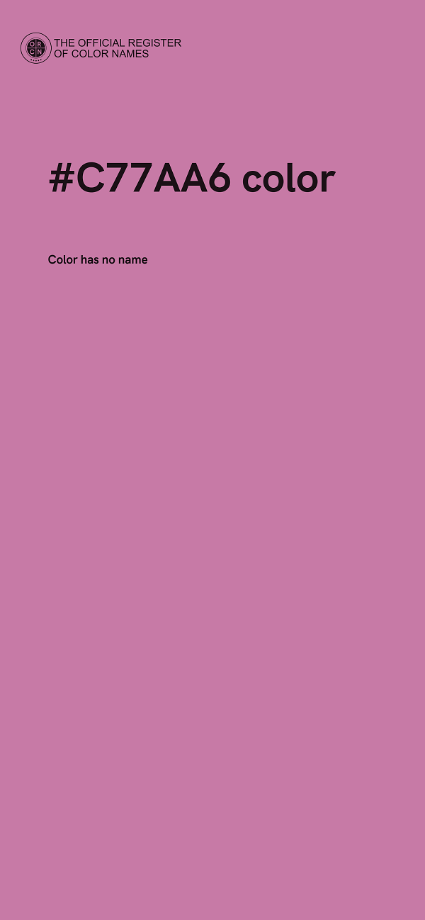 #C77AA6 color image