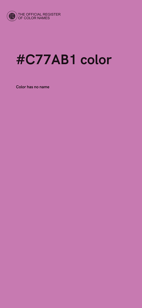 #C77AB1 color image