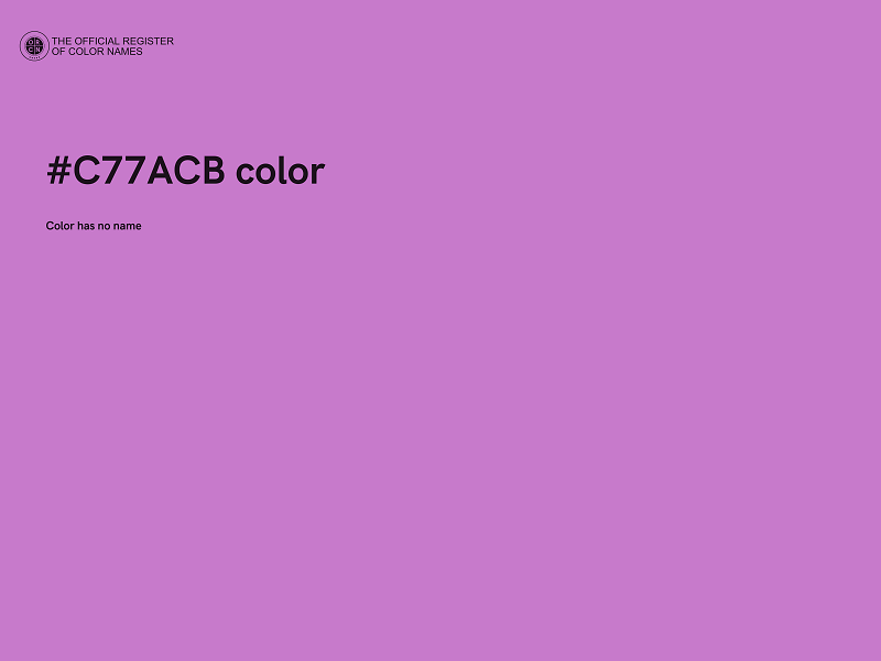 #C77ACB color image