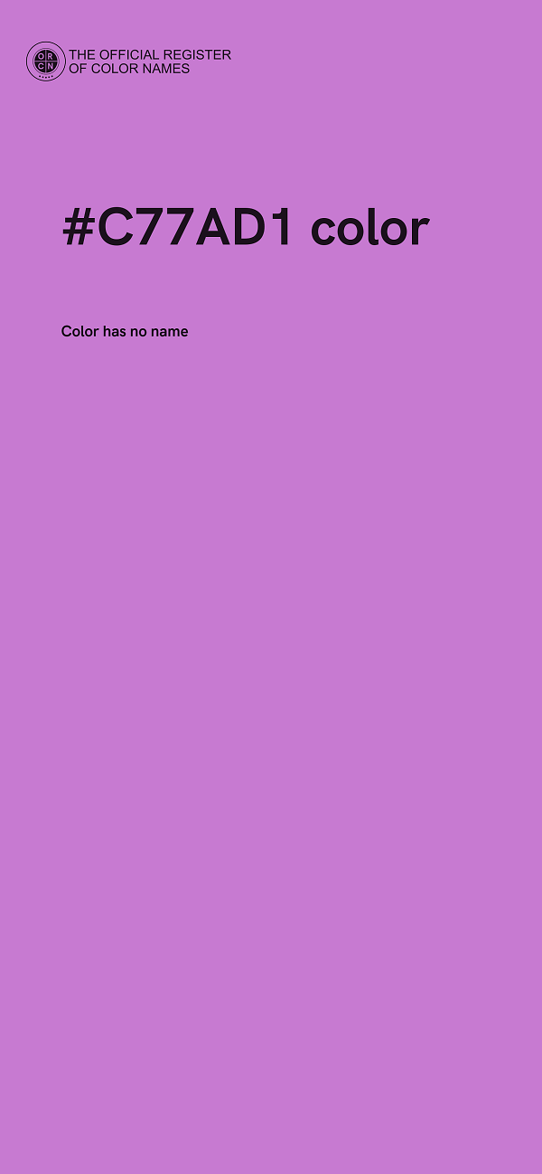 #C77AD1 color image