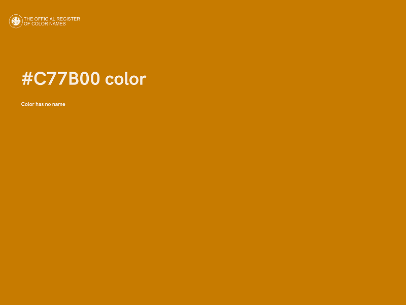 #C77B00 color image