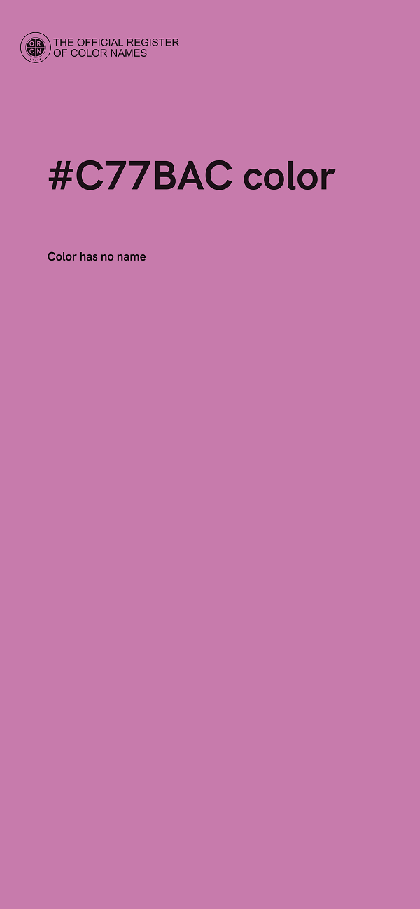 #C77BAC color image