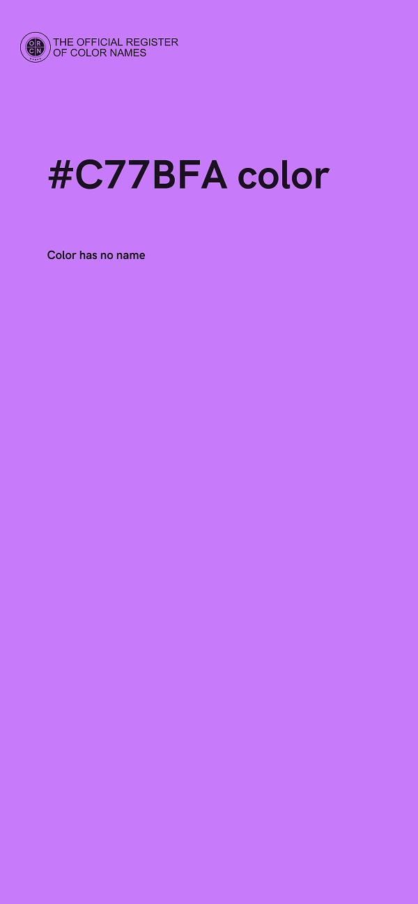 #C77BFA color image