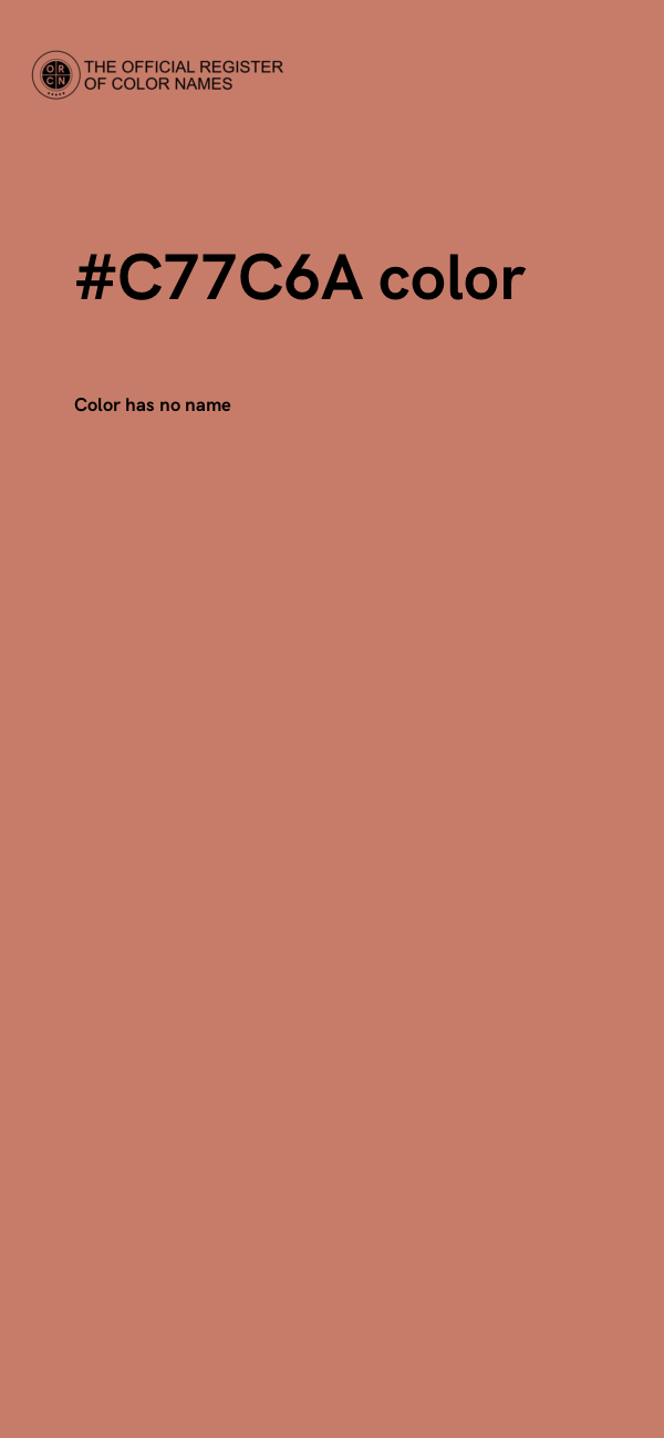 #C77C6A color image