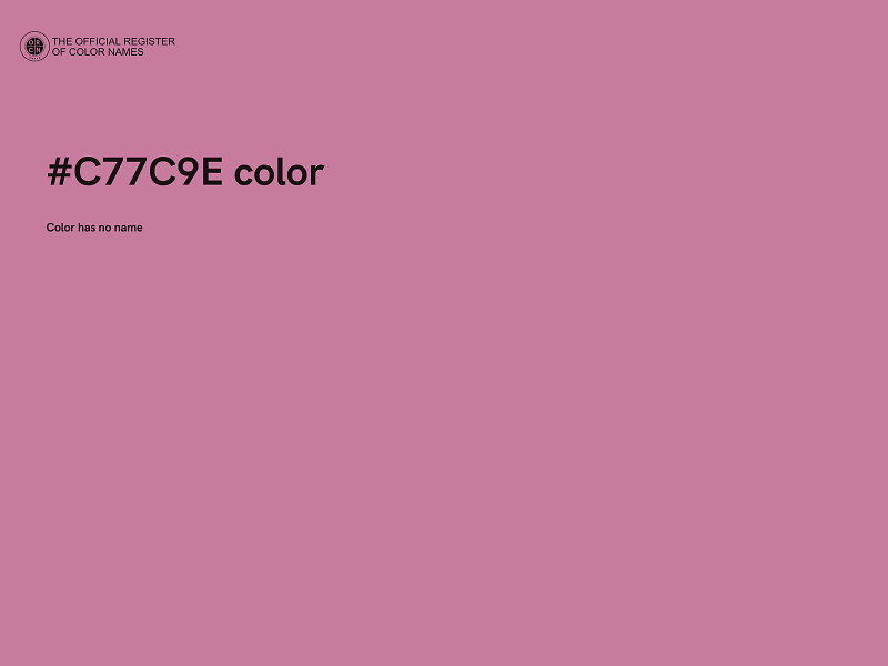 #C77C9E color image