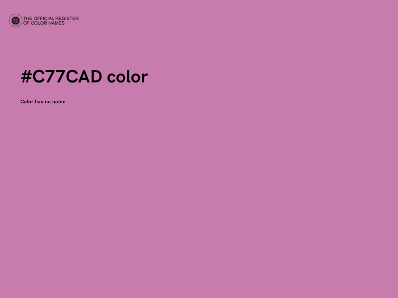 #C77CAD color image