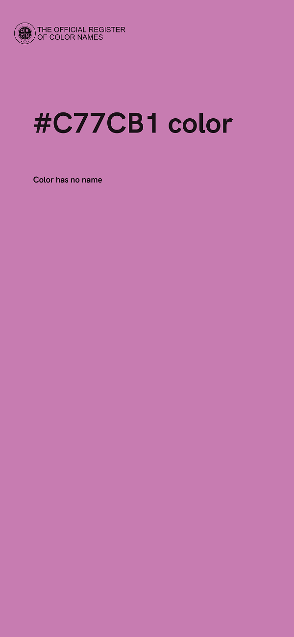 #C77CB1 color image
