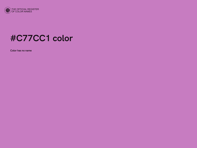 #C77CC1 color image