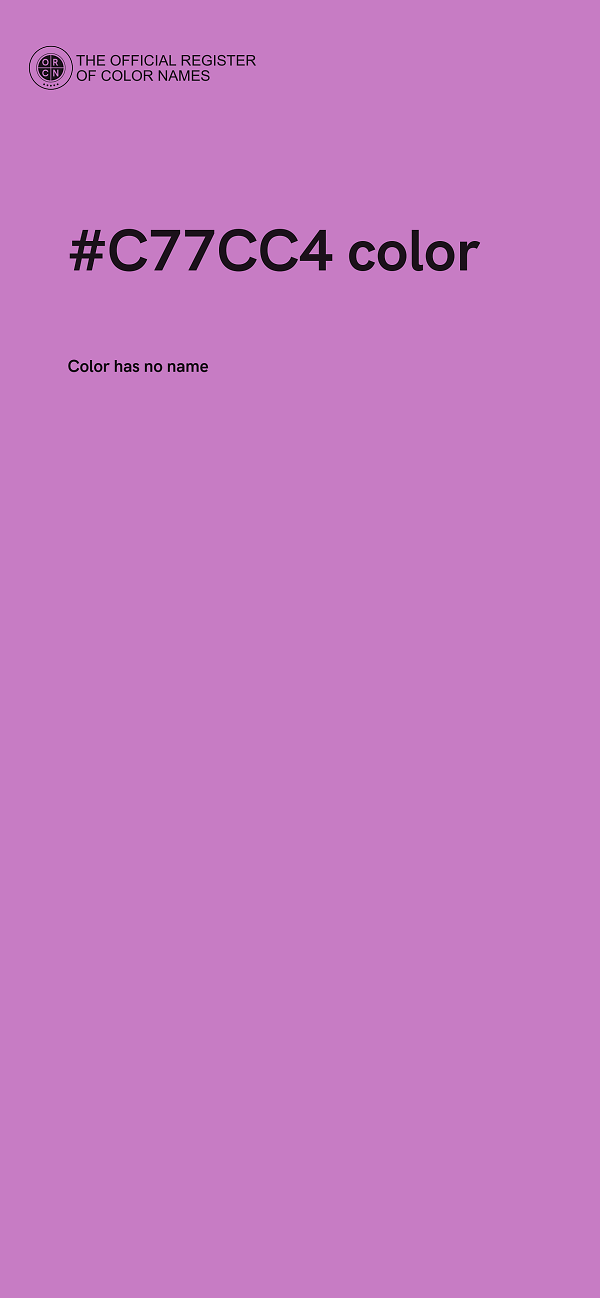 #C77CC4 color image
