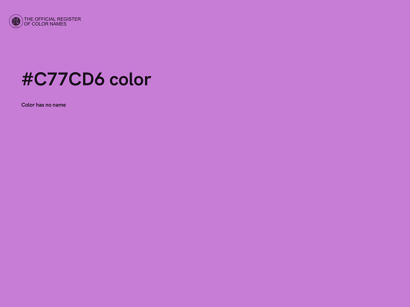 #C77CD6 color image