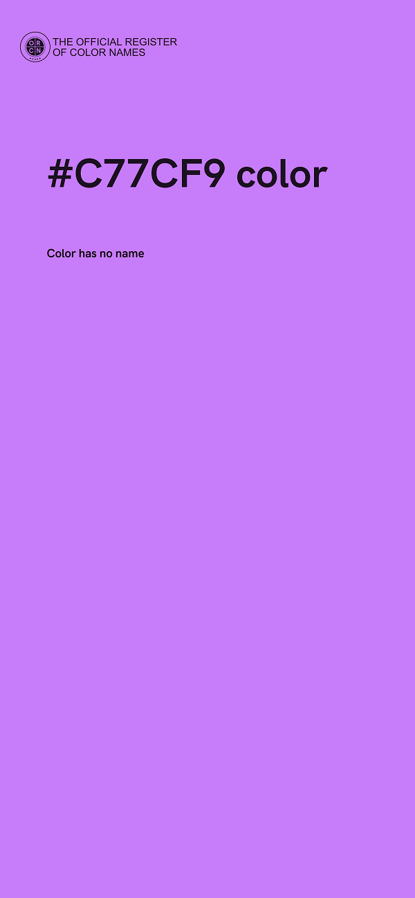 #C77CF9 color image