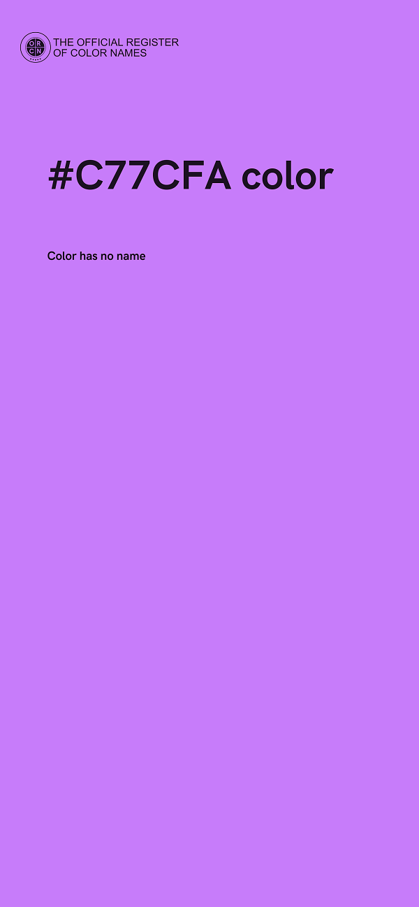 #C77CFA color image