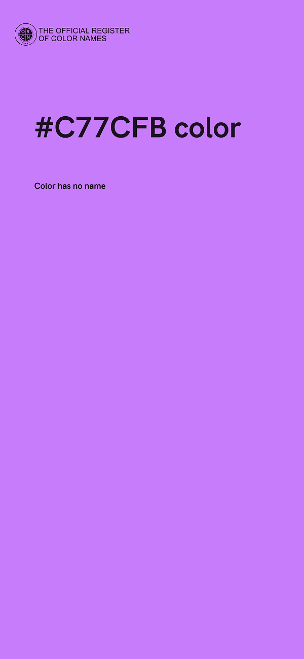 #C77CFB color image