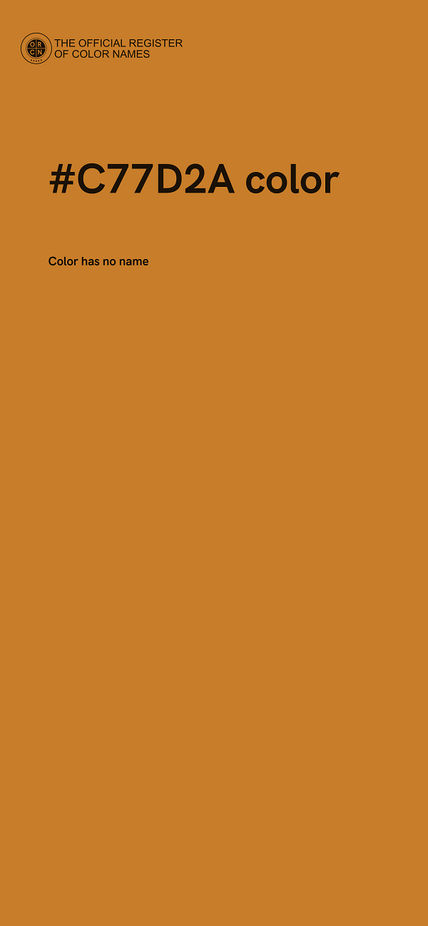 #C77D2A color image