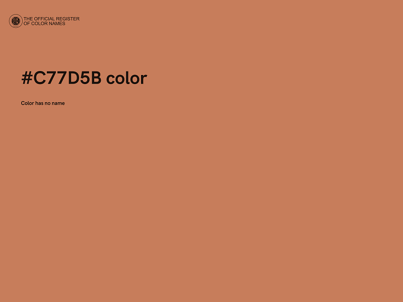 #C77D5B color image