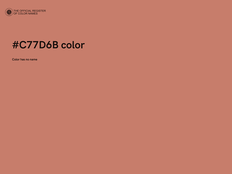 #C77D6B color image