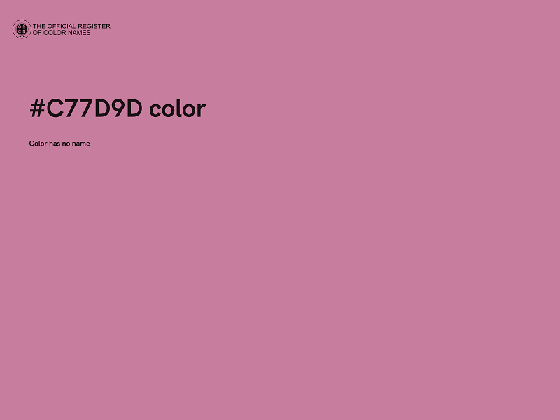 #C77D9D color image