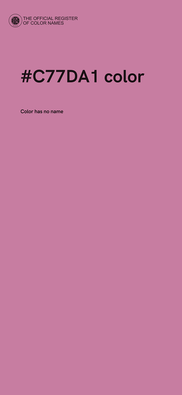 #C77DA1 color image
