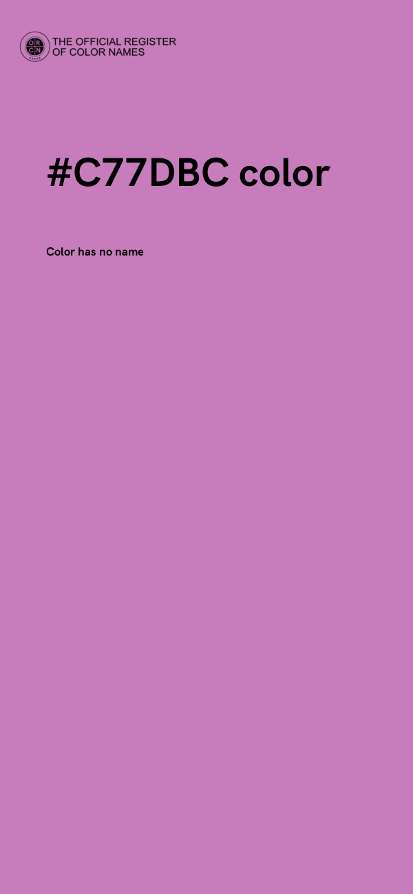 #C77DBC color image