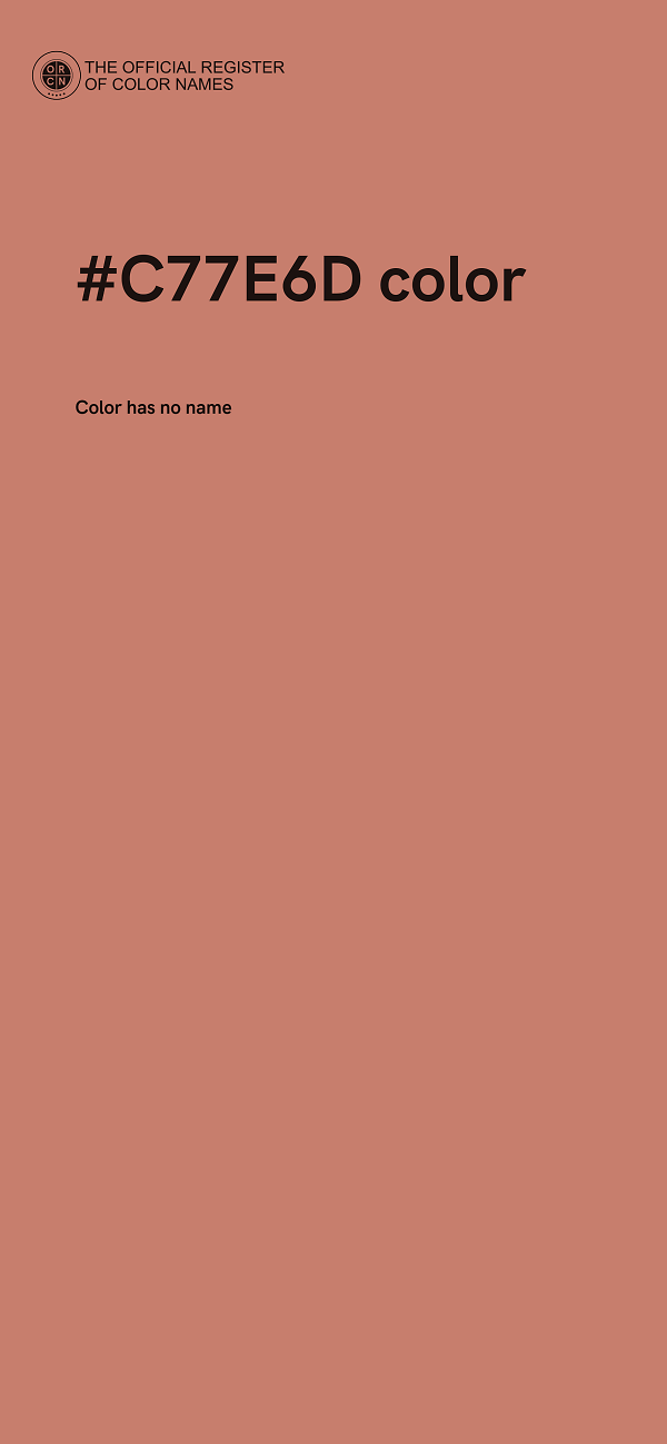 #C77E6D color image