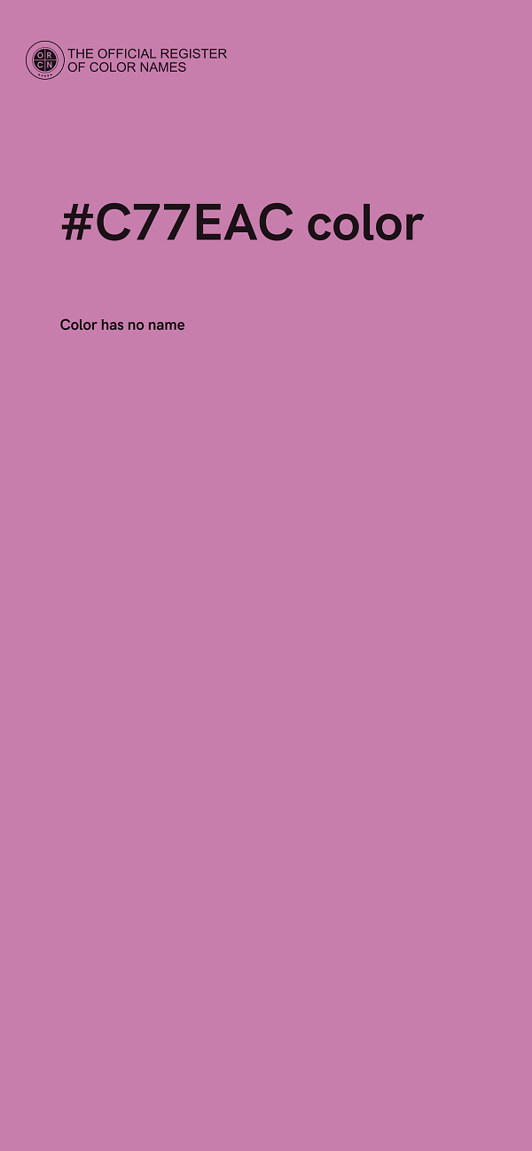#C77EAC color image