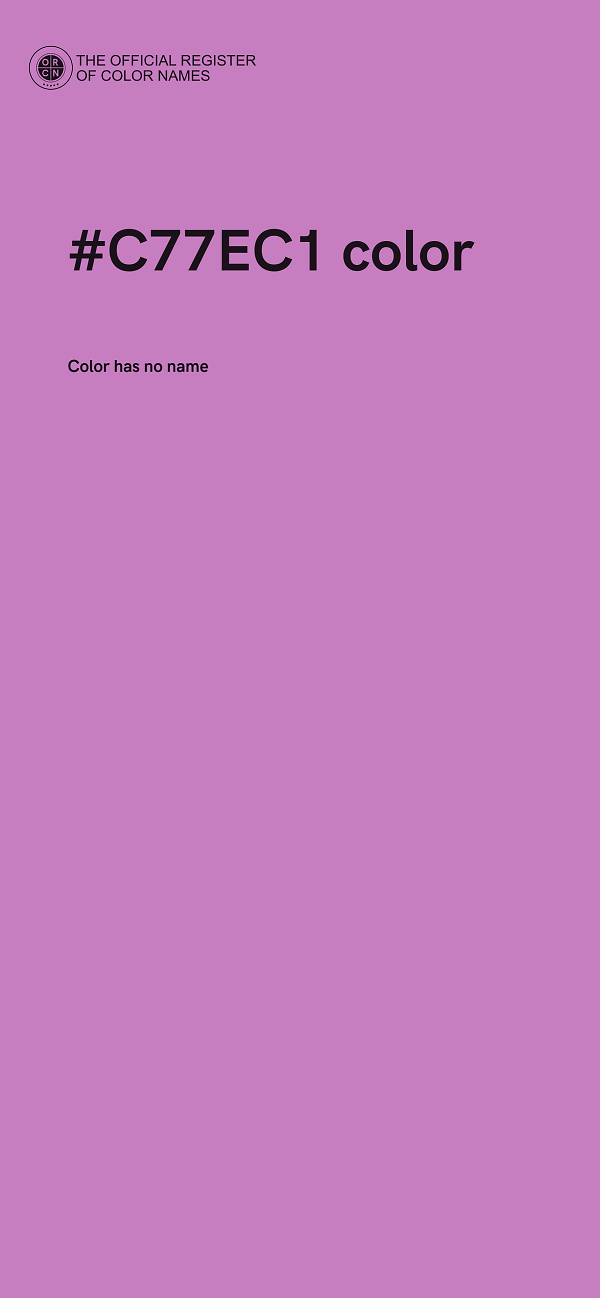 #C77EC1 color image