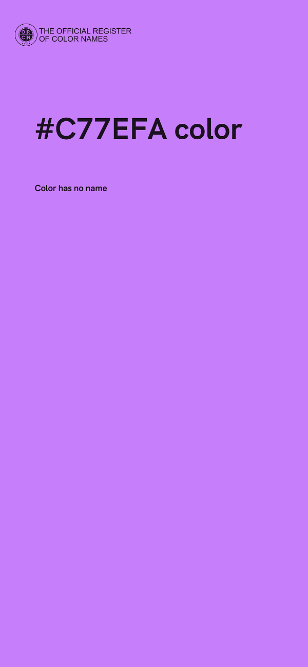 #C77EFA color image