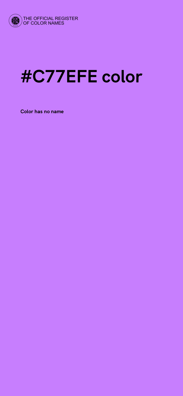 #C77EFE color image