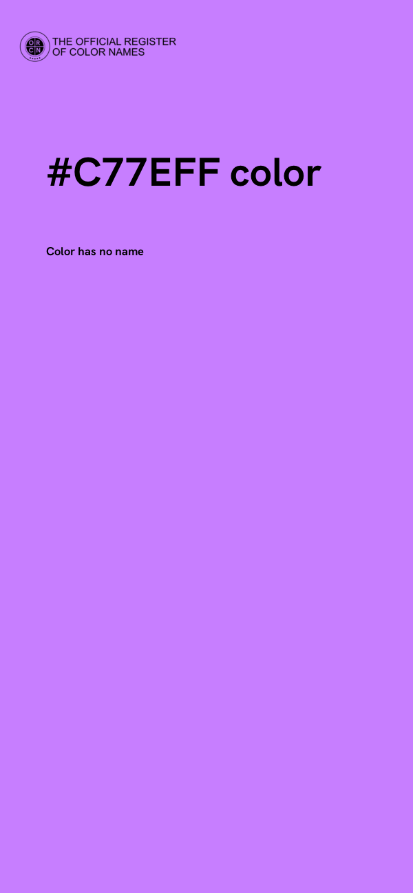 #C77EFF color image
