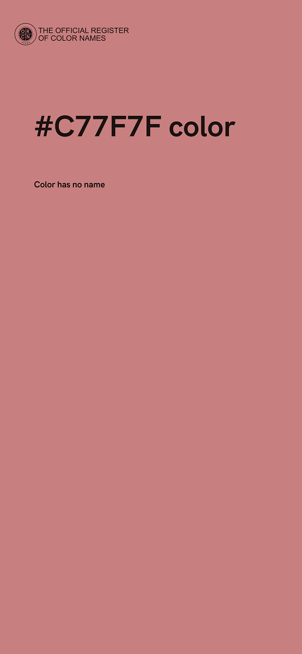 #C77F7F color image