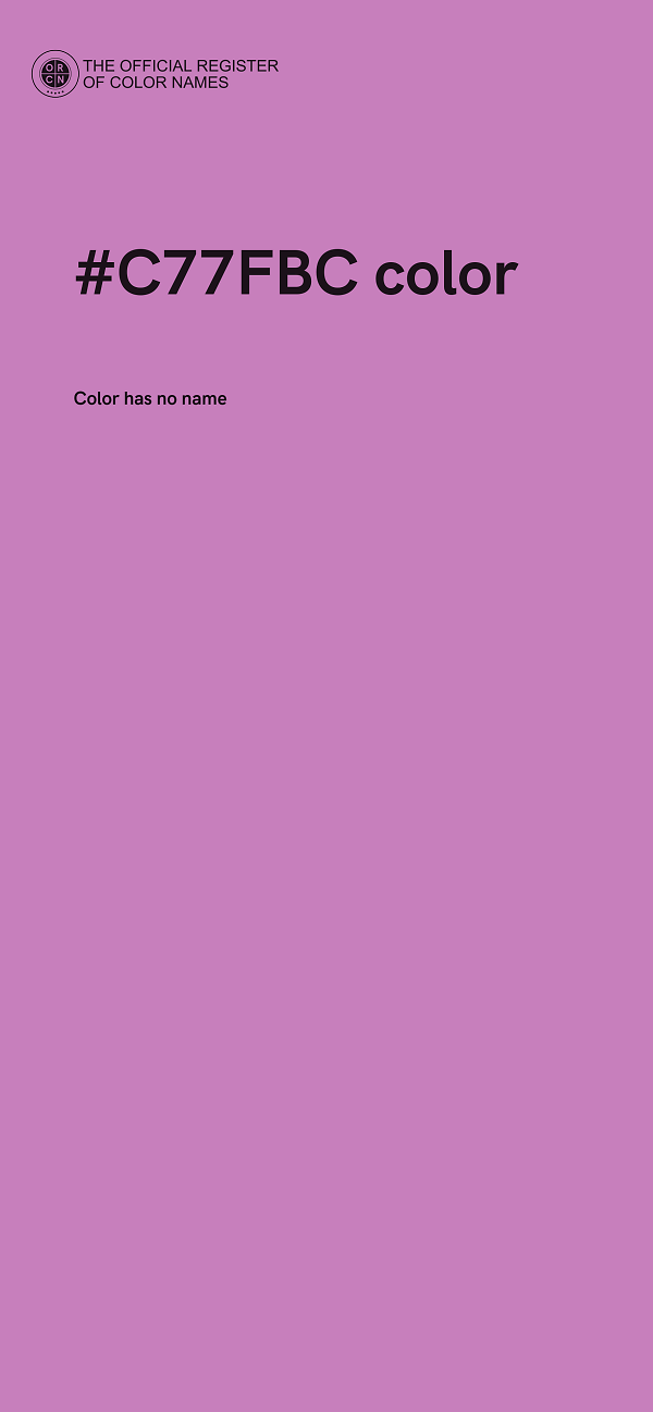 #C77FBC color image