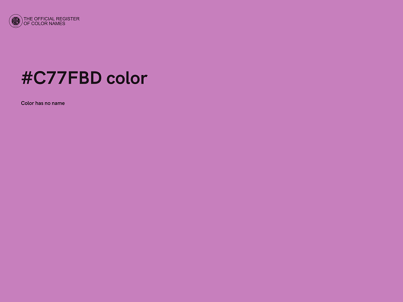 #C77FBD color image