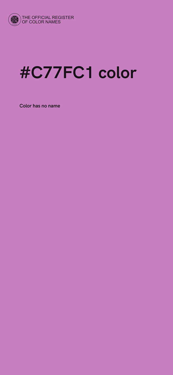 #C77FC1 color image
